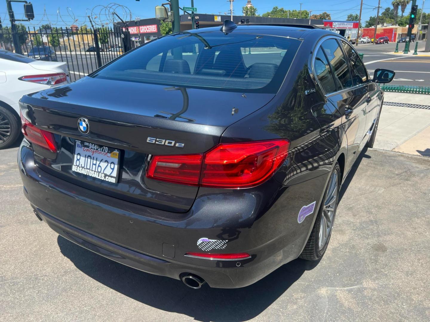 2019 DARK GRAY /BLACK BMW 5-Series (WBAJA9C5XKB) , located at 744 E Miner Ave, Stockton, CA, 95202, (209) 944-5770, 37.956863, -121.282082 - Photo#12